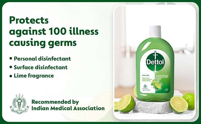 Dettol Lime Fresh Disinfectant Liquid 550ml - From Brand 2