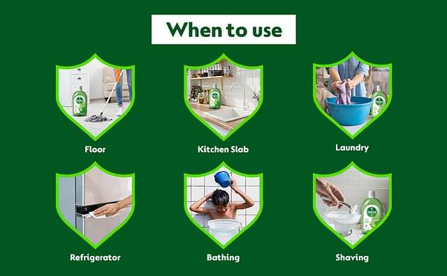Dettol Lime Fresh Disinfectant Liquid 550ml - From Brand 3