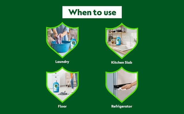 Dettol Menthol Cool Disinfectant Liquid 550ml - From Brand 3