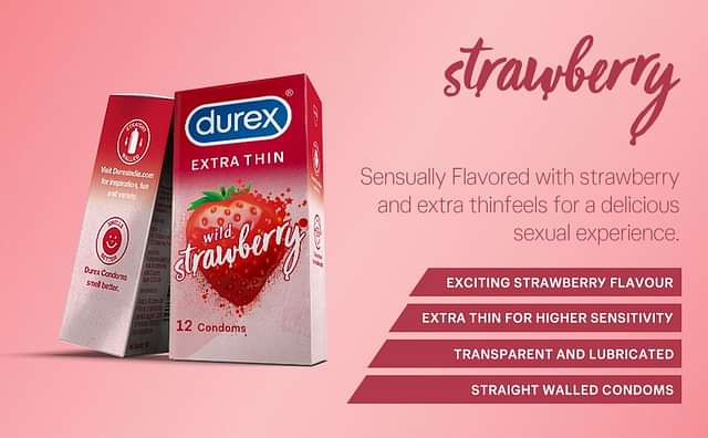 Durex Extra Thin Wild Strawberry Condoms 12 - From Brand 2