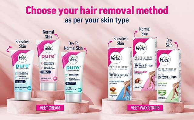 Veet For Dry Skin Body Waxing Kit Pack Of 8 Strips - From Brand 5