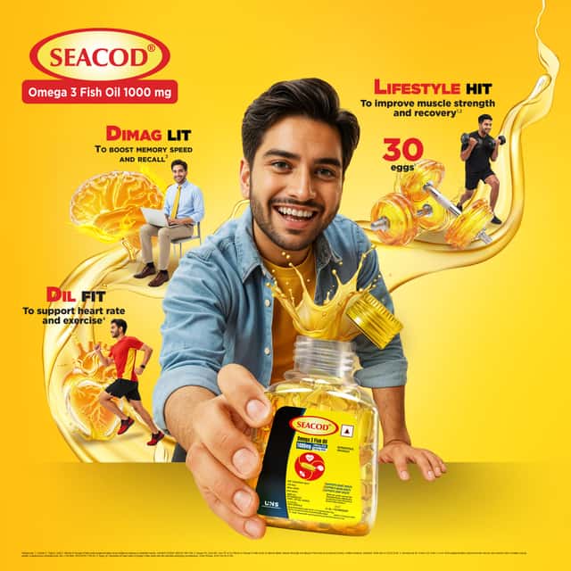 Seacod Omega 3 Fish Oil 1000mg Capsule 60 - From Brand 1