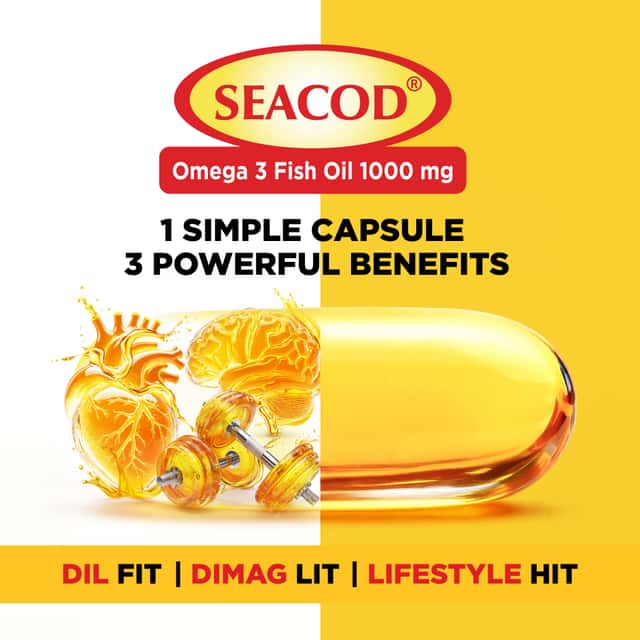 Seacod Omega 3 Fish Oil 1000mg Capsule 60 - From Brand 4