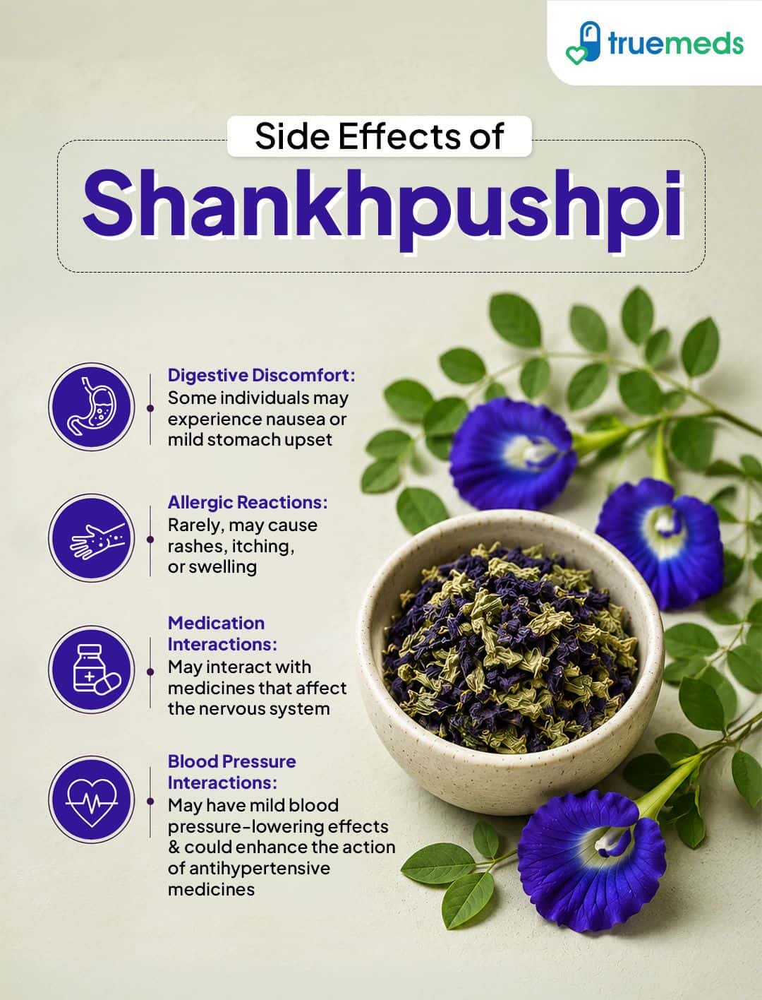 image of Side Effects of Shankhpushpi