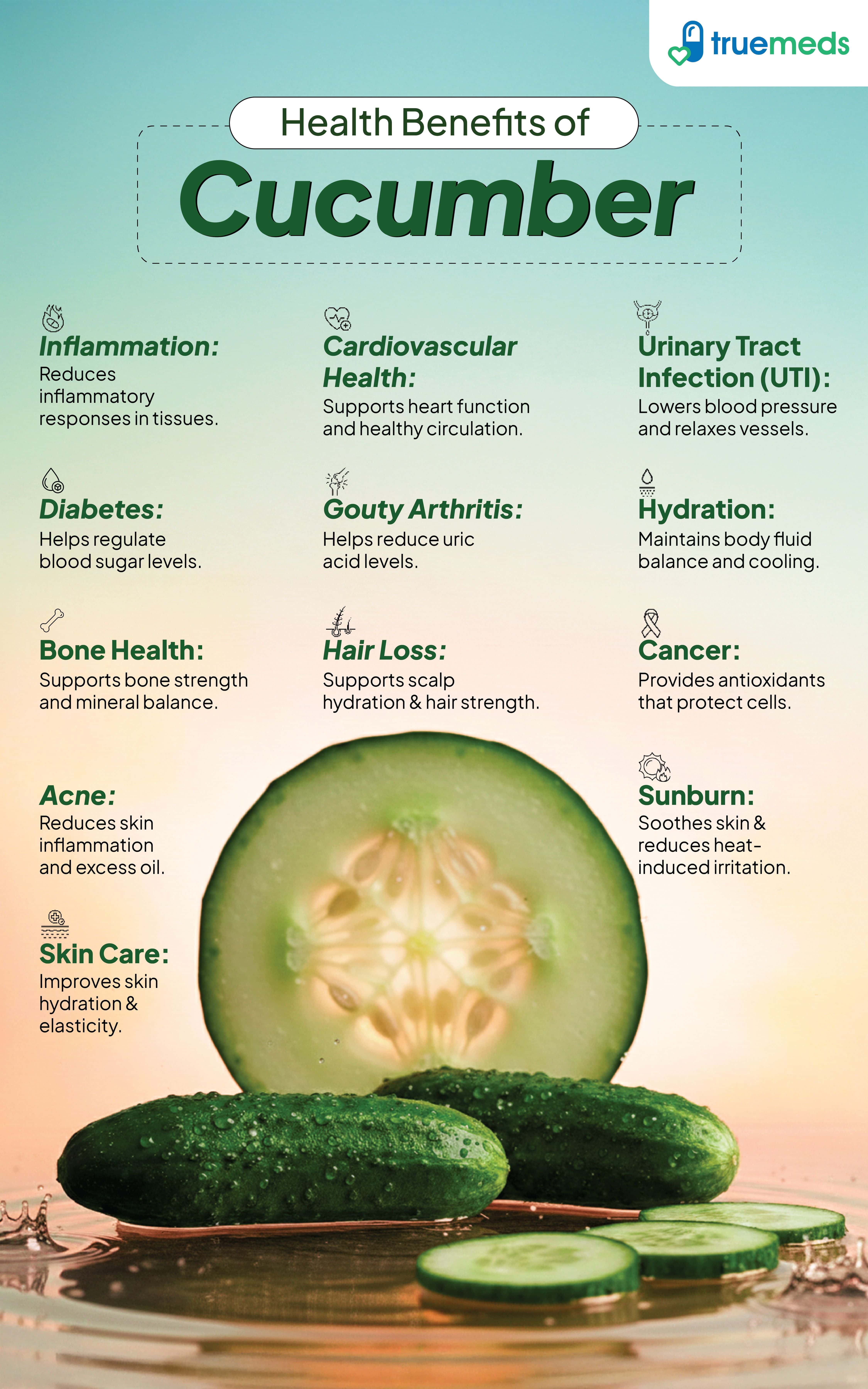 image of health benefits of cucumber