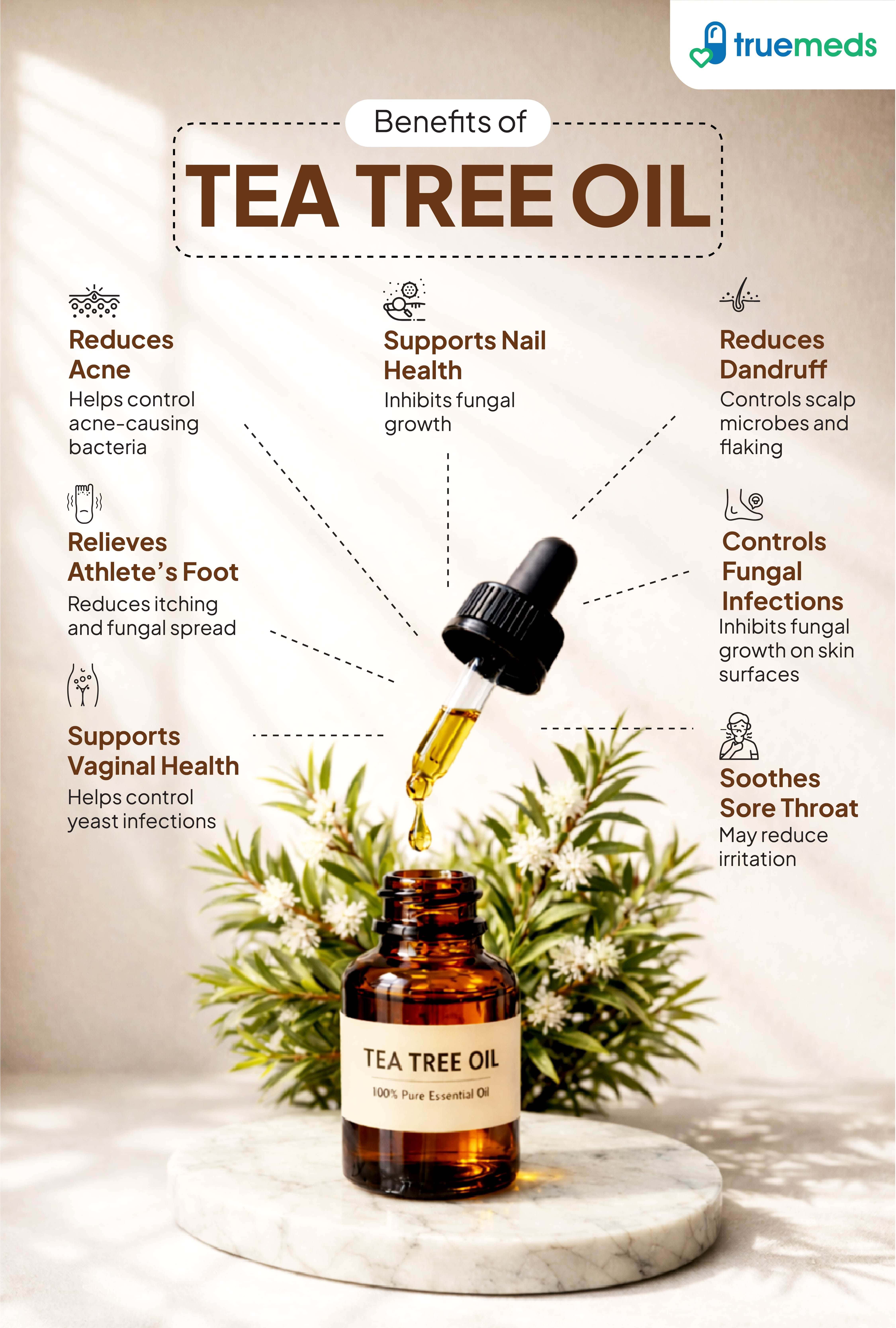 image of benefits of tea tree oil