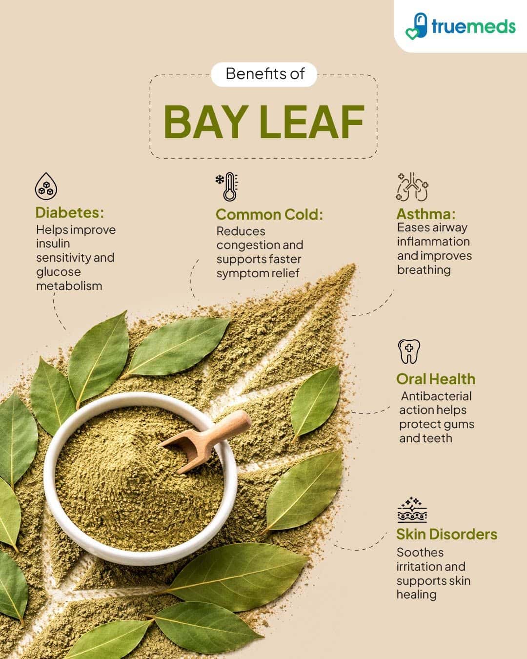 image of health benefits of bay leaf
