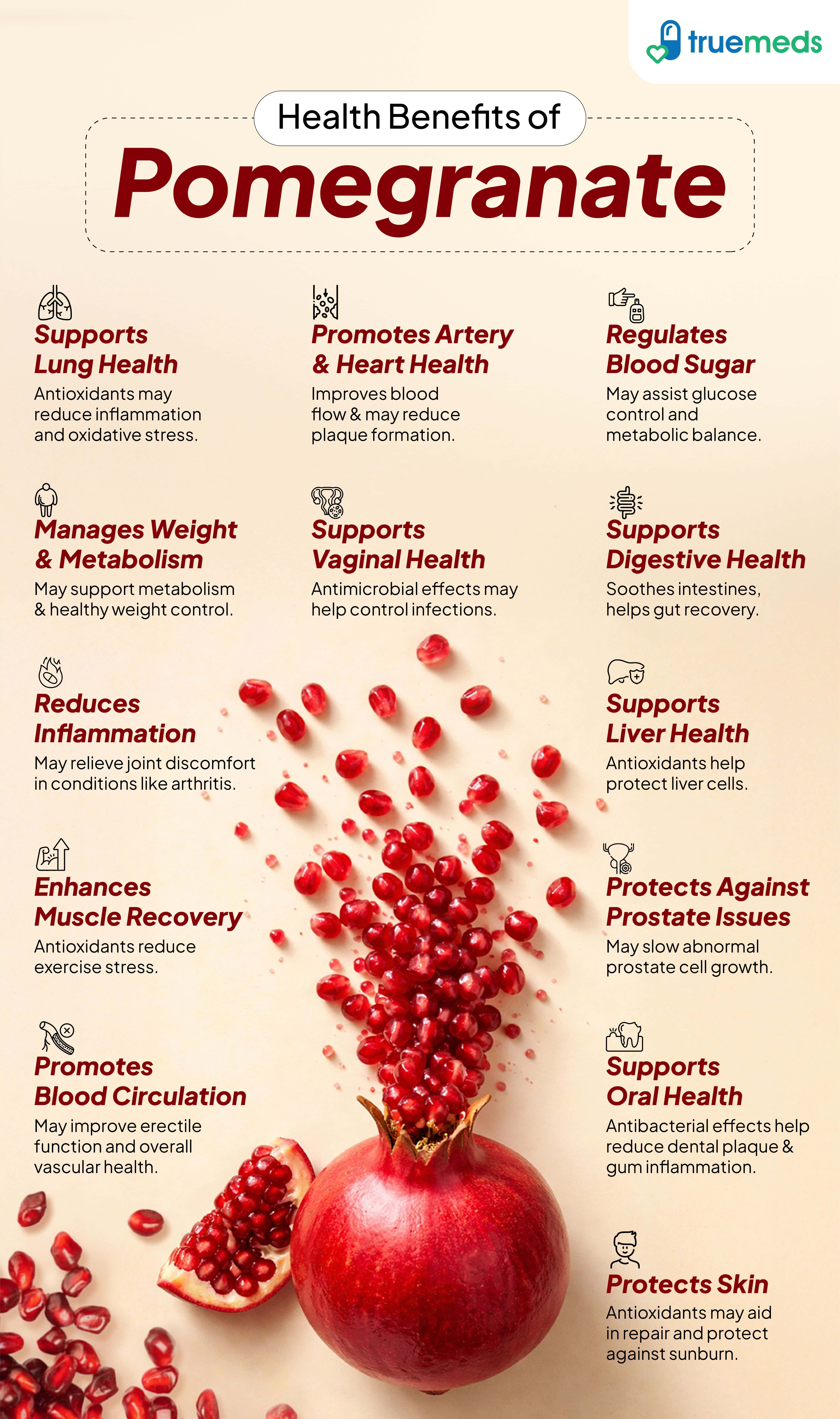 image of health benefits of pomegranate