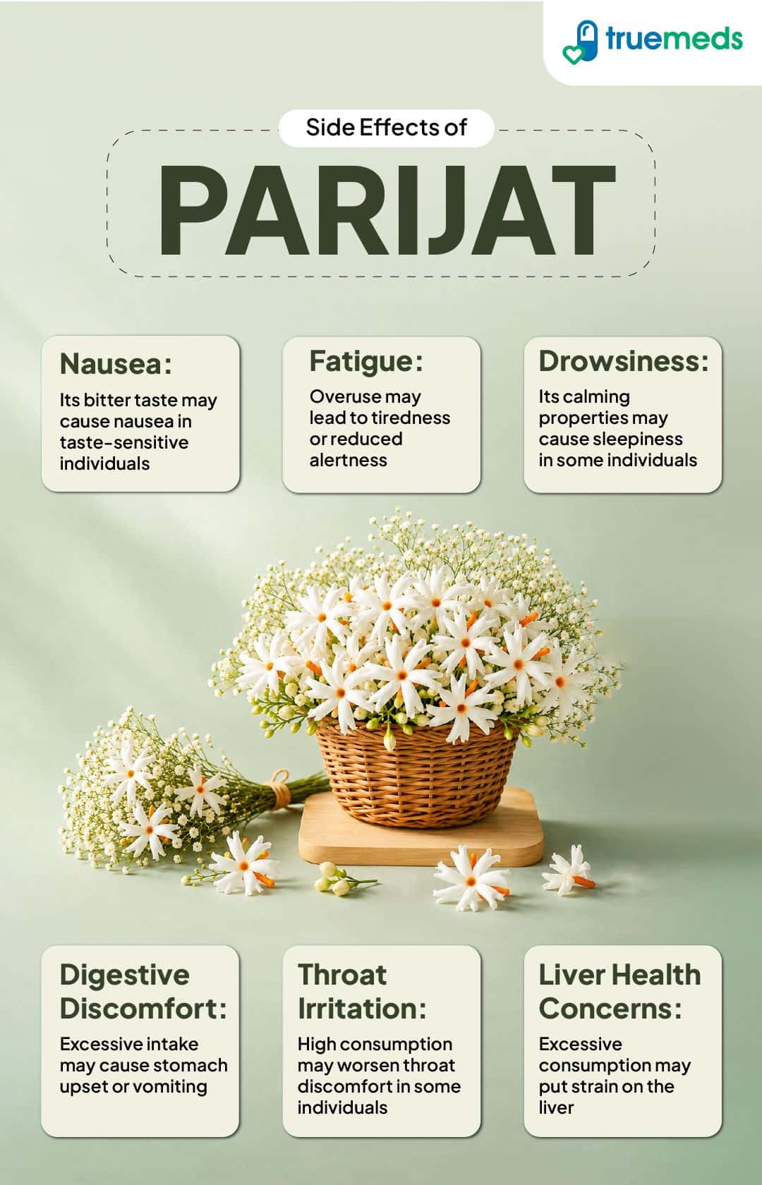 image of side effects of parijat