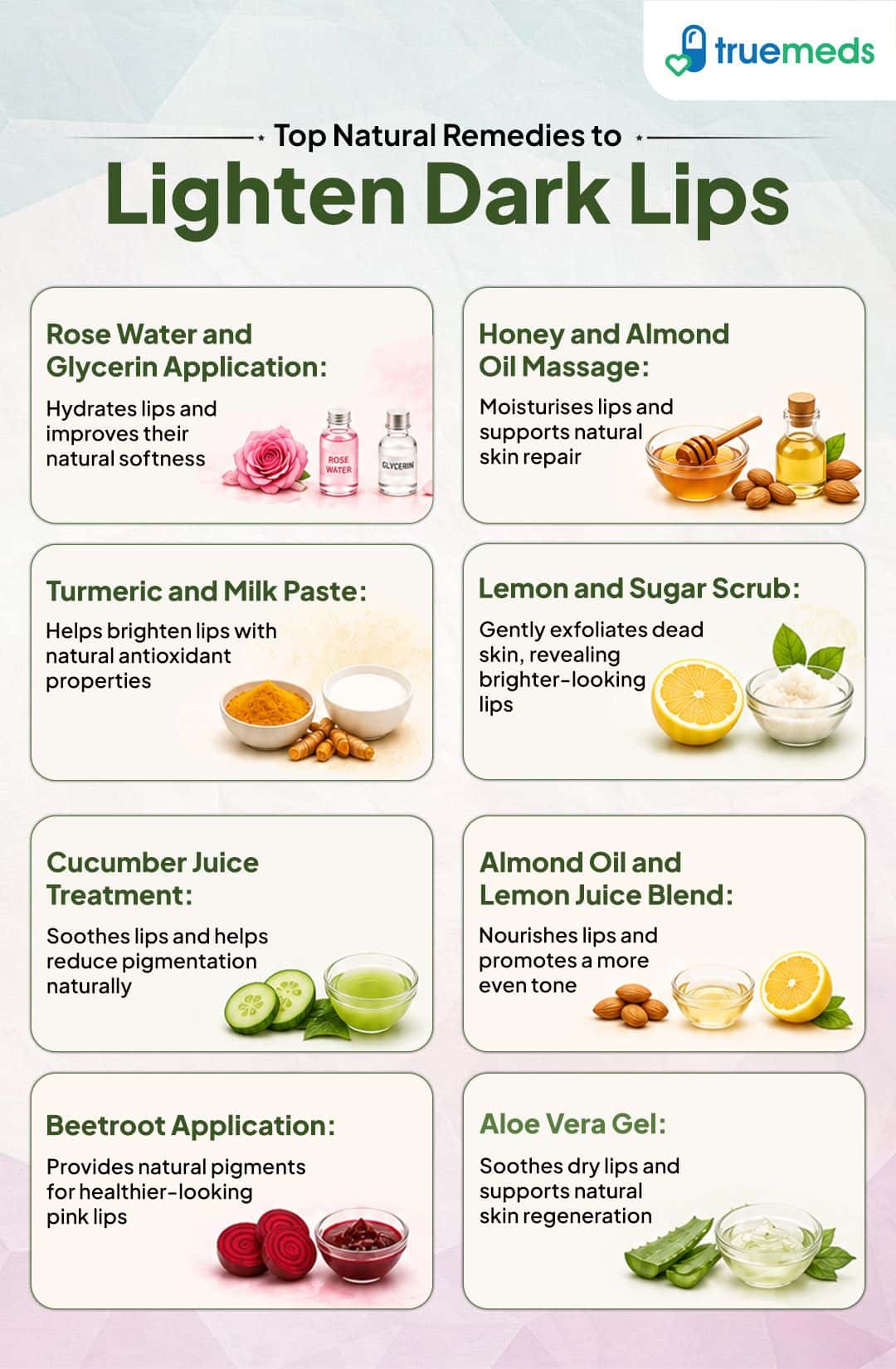 How to lighten dark lips naturally with aloe vera beetroot rose water glycerin honey almond oil and other home remedies