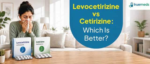 Difference Between Cetirizine and Levocetirizine: Drug Salts Comparison, Uses & Safety Guide