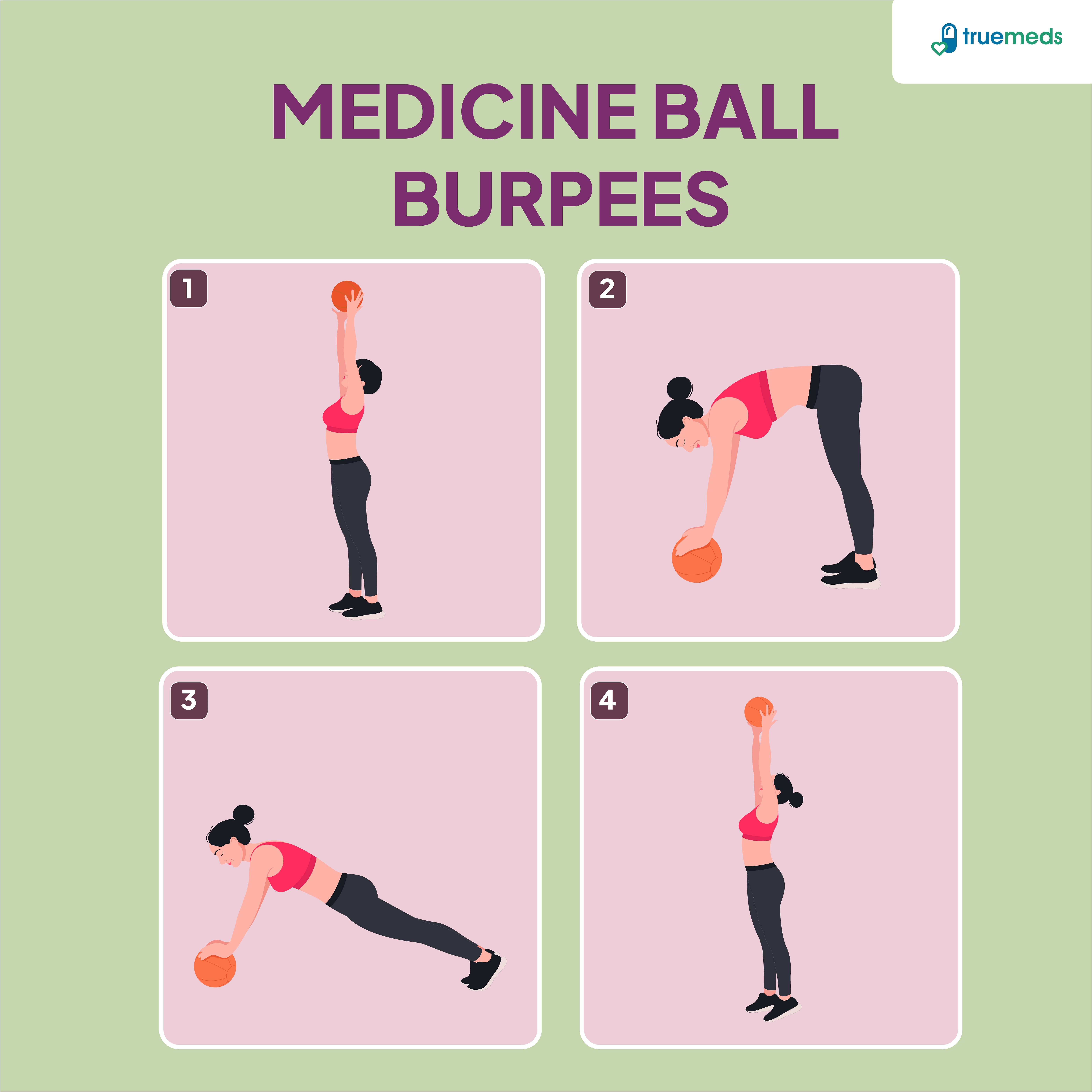 Medicine Ball Burpees