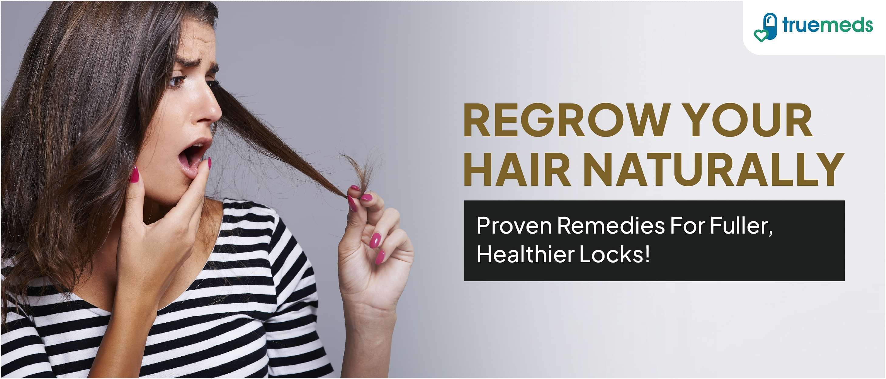 5 Natural solutions to regrow hair